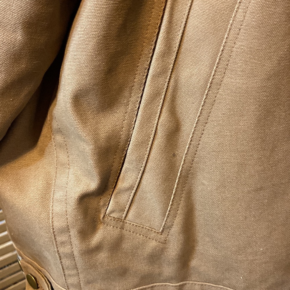 Burk’s Bay NRA flannel lined jacket. Brown Size XL - Picture 4 of 8